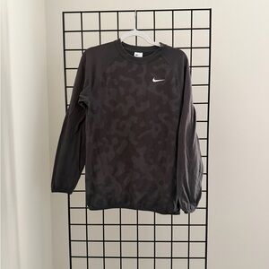 Nike Dri-FIT Black Camo Sweatshirt